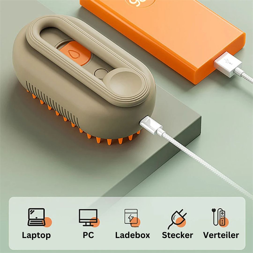naviclass™ – 3-in-1 Fellbürste mit Sprühnebel