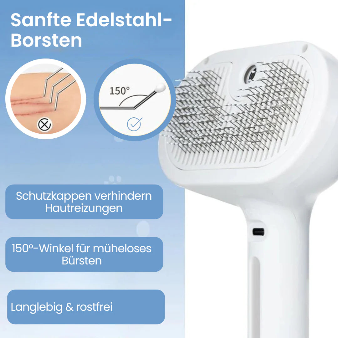 naviclass™ – 3-in-1 Fellbürste mit Sprühnebel